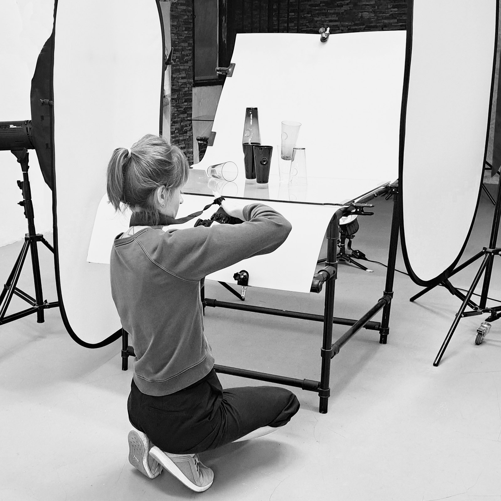 Produktové studio — fotoateliér Praha